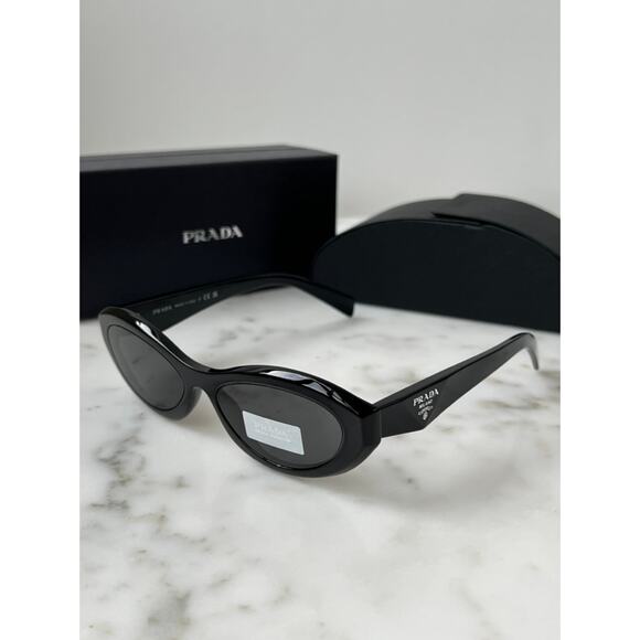 NEW Prada PR26ZS Black Logo Cat Eye Sunglasses main image 6
